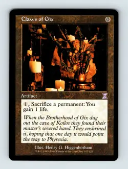 MTG Claws of Gix Timeshifted Regular Special - Image 1