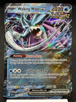 Walking Wake ex 050/162 - Ultra Rare - Temporal Forces Pokemon Card MINT - Image 1