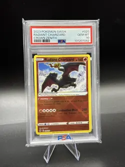 Radiant Charizard 20/159 Crown Zenith PSA Gem-Mint 10 - Image 1