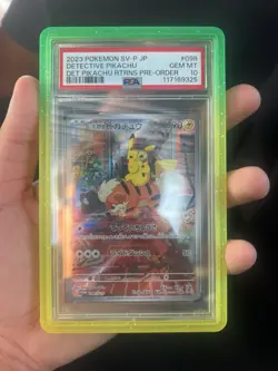 Pokemon TCG Detective Pikachu Japanese Promo #050 PSA 10 - Image 1