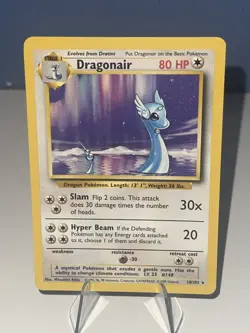Pokemon TCG Dragonair 18/102 Base Set Non-Holo Rare - NM - Image 1