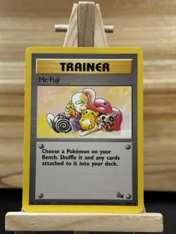 Pokemon Fossil Uncommon Mr. Fuji #58/62 Near Mint or Better - Image 1