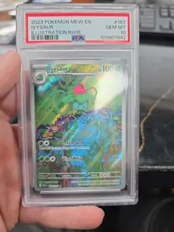 Ivysaur 2023 Pokemon TCG Scarlet & Violet 151 IR #167/165 PSA 10 Gem Mint - Image 1