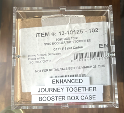 Pokemon TCG Scarlet & Violet SV09 Journey Together Booster 6 Box Case Sealed - Image 1