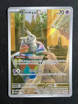 Mimikyu #075 - Pokemon Scarlet & Violet Paldean Fates ETB Promo - NM - Image 3