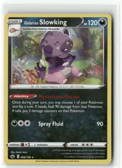 Galarian Slowking 098/198 Holo - Chilling Reign - Pokemon TCG NM - Image 1