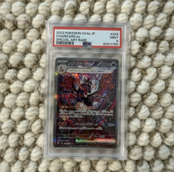 2023 Pokemon SV4a Japanese Charizard ex Special Art Rare #349 PSA 9 - Image 1