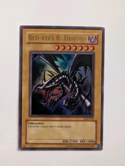Yu-Gi-Oh! Red-Eyes B. Dragon LOB-EN070 Unlimited Ultra Rare - Image 1