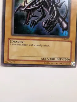 Yu-Gi-Oh! Red-Eyes B. Dragon LOB-EN070 Unlimited Ultra Rare - Image 3