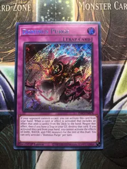 *** DOMINUS PURGE *** 1ST EDITION SECRET RARE INFO-EN078 YUGIOH! - Image 1