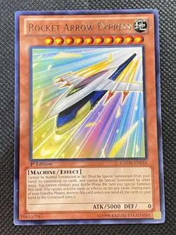 YuGiOh! - Rocket Arrow Express GAOV-EN016 Rare 1st Edition Near Mint - Image 1