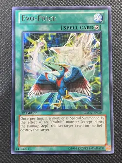 3x YuGiOh! Evo-Price GAOV-EN059 Rare 1st Edition Near Mint Galactic Overlord - Image 2