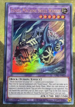 Fossil Machine Skull Wagon - Yugioh 1st Edition GFP2-EN020 - Near Mint - Image 1