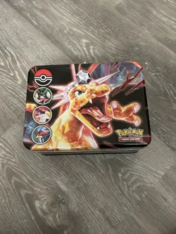 2023 Scarlet & Violet Charizard Lunch Box Tin+ 2 Base Set, 5 EX Cards 50+ Holos - Image 2