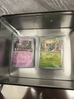 2023 Scarlet & Violet Charizard Lunch Box Tin+ 2 Base Set, 5 EX Cards 50+ Holos - Image 4