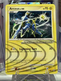 Arceus LV.100 AR6 Holo Rare Pokemon Card LP - Image 2