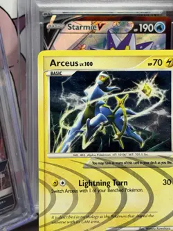 Arceus LV.100 AR6 Holo Rare Pokemon Card LP - Image 3