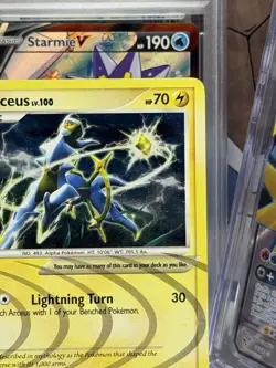 Arceus LV.100 AR6 Holo Rare Pokemon Card LP - Image 4