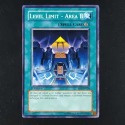 Level Limit Area B SD3-EN024 - Structure Deck - YuGiOh! Card - Image 1