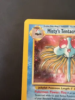 Pokemon TCG Misty's Tentacruel Gym Heroes Holo Card 10/132 Vintage WotC - Image 3