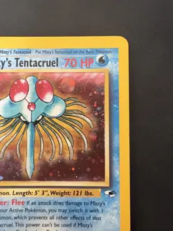 Pokemon TCG Misty's Tentacruel Gym Heroes Holo Card 10/132 Vintage WotC - Image 4