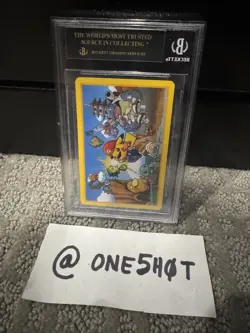 2016 POKEMON CENTER MARIO PIKACHU POKER CARDS JACK OF HEARTS BGS 10 PRISTINE - Image 3