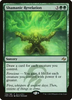 Shamanic Revelation -Foil Light Play MTG Promos: Buy-A-Box - Image 1