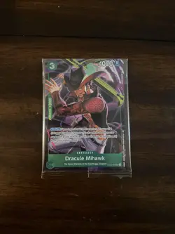 Dracule Mihawk (Illustration Box Vol.4)ST12-003 One Piece Promo Card Foil SEALED - Image 1