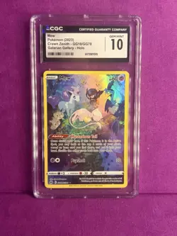 Mew GG10/GG70 Crown Zenith: Galarian Gallery Pokemon Card CGC 10 GEM MINT - Image 1
