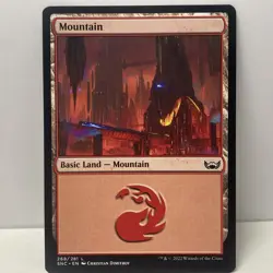 Mountain Land (268) Streets Of New Capenna SNC MTG Magic The Gathering - Image 1