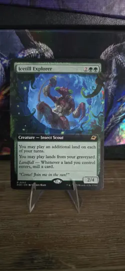 ICETILL EXPLORER (EXTENDED ART) Edge Of Eternities EOE Magic MTG MINT CARD 0343 - Image 1