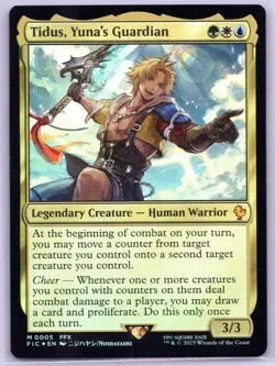 Tidus, Yuna's Guardian - FOIL - FINAL FANTASY - MTG - Magic - Near Mint - Image 1