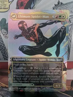 Magic The Gathering Miles Morales (0200) (Borderless) MTG Spider-Man Foil - Image 2