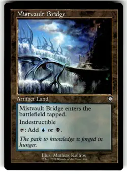 Mistvault Bridge (Retro Frame) Commander: the Brothers' War Regular MTG - Image 1