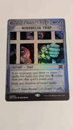 Mindbreak Trap Outlaws of Thunder Junction: Breaking News Foil - Image 1