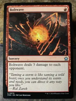 MTG TCG Foundations Boltwave 0079 Regular Uncommon - Image 1