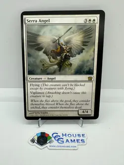 MTG Jumbo Oversized 9th Edition Promo Box Topper Serra Angel 43/350 #A*CCGHouse* - Image 1