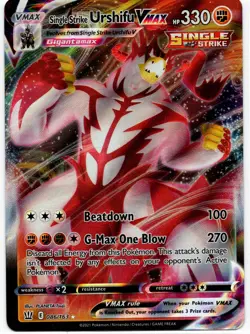 Pokemon - Battle Styles Single Strike Urshifu VMAX 086/163 NM - Image 1