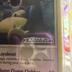 2011 Pokemon Call of Legends Prerelease Snorlax Promos #33/95 CGC 9 - Image 5