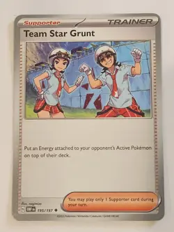 Pokemon TCG - Team Star Grunt - Non Holo - Obsidian Flames - 195/197 - NM - Image 1