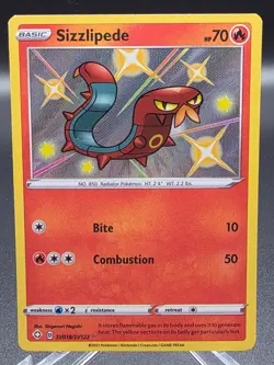 Sizzlipede SV018/SV122 Shining Fates: Shiny Vault Holo Pokemon TCG - Image 1