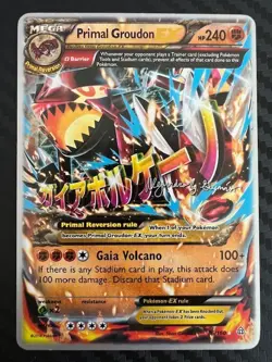Pokemon TCG Primal Groudon EX Primal Clash 86/160 World Championships 2015 LP - Image 1