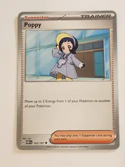 Pokemon TCG - Poppy - Non Holo - Obsidian Flames - 193/197 - NM - Image 1