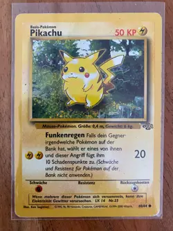 Pokemon · Pikachu · Dschungel · 60/64 · Deutsch · 1999 · Karte · JU 60 - Image 1