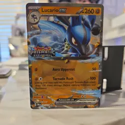 Pokemon TCG Lucario ex 051/131 Prismatic Evolutions Stamped SV: PRE Near Mint - Image 1