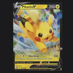 Pikachu V SWSH285 Black Star Promo Pokemon TCG NM 🔥 - Image 1