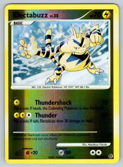 2007 Diamond & Pearl - Secret Wonders Electabuzz1 Common Reverse Holo #87 - Image 1