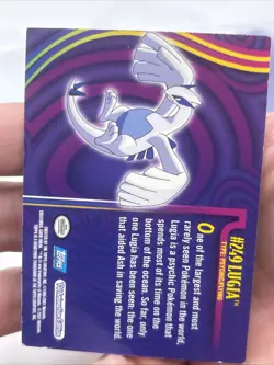 2001 Topps Pokemon TV Animation Edition - Johto League Champions Lugia #249 - Image 4