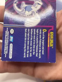 2001 Topps Pokemon TV Animation Edition - Johto League Champions Lugia #249 - Image 5