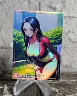 boa hancock Trading Card Waifu Goddess Story Anime Girl holo Karte Manga Full - Image 1